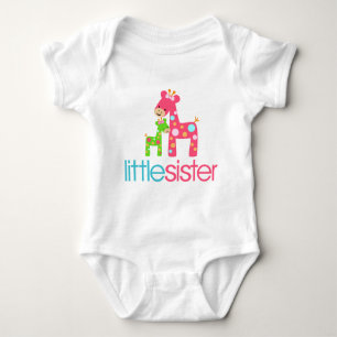 Funky Giraffe Little Sister tshirt