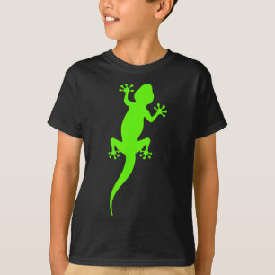 Funky Green Climbing Gecko T-Shirt