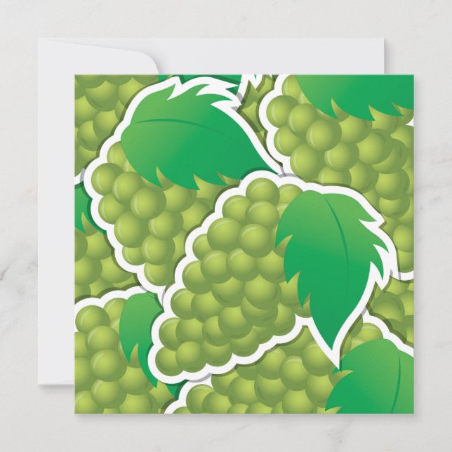 Funky green grapes (Front)