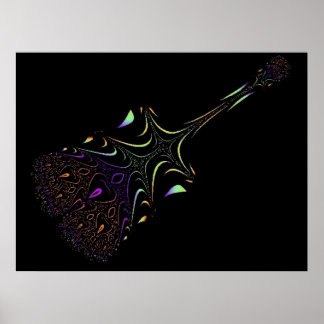 Funky Guitar 8 Print