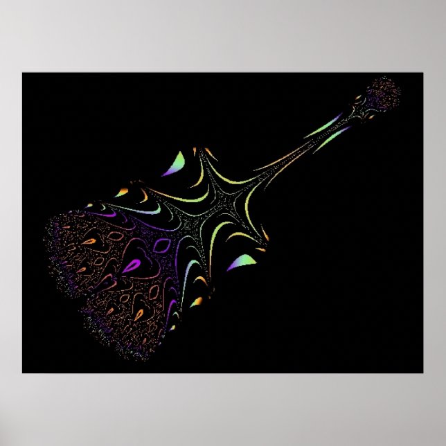 Funky Guitar 8 Print (Front)