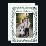 Funky Hand Drawn Scribble Retro Christmas 2 Photo Holiday Card<br><div class="desc">You can change the colour of the "Merry Christmas" words. You can do it in the Zazzle editor,  feel free to contact me if you need details on how to do it,  or if you need any other help or new item. I respond soon.</div>