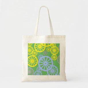 Funky Happy Wheel Circle Pattern Product Tote Bag