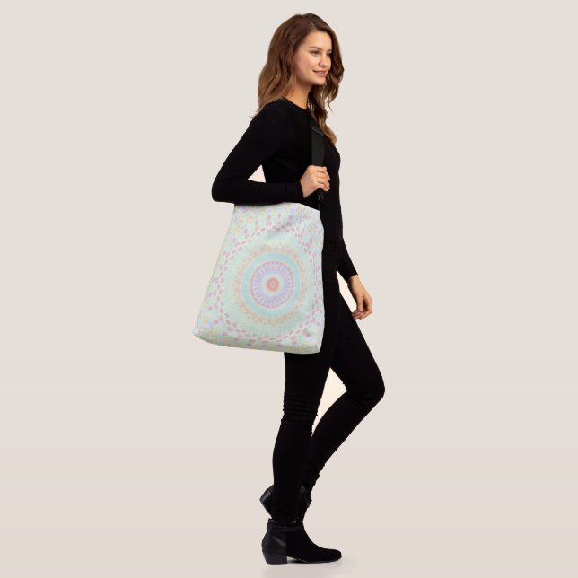 Funky Hippie Mandala Crossbody Bag (On Model)