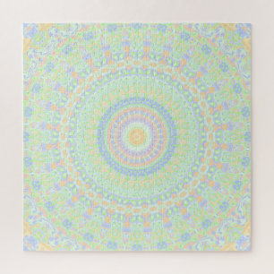 Funky Hippie Mandala  Jigsaw Puzzle