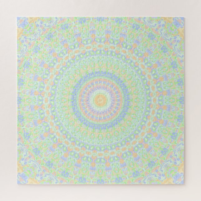 Funky Hippie Mandala  Jigsaw Puzzle (Vertical)