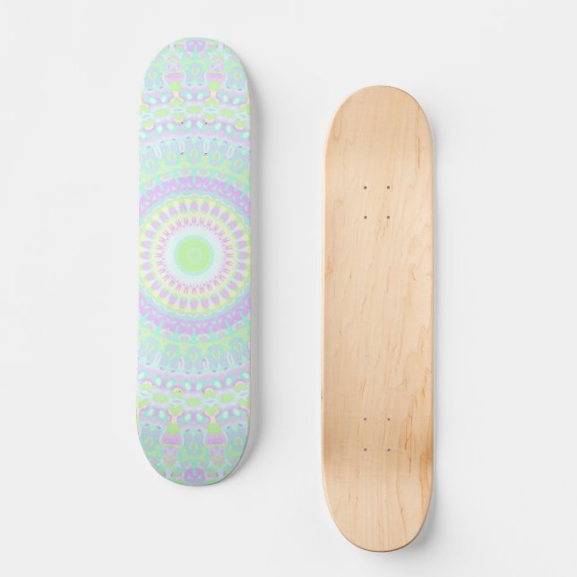 Funky Hippie Mandala Skateboard (Front)