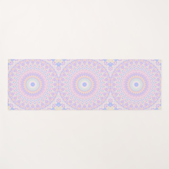 Funky Hippie Mandala  Yoga Mat (Front (Horizontal))