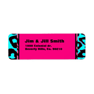 Funky Hot Pink Zebra Cheetah Custom Colour
