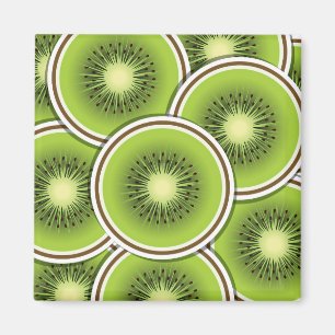 Funky kiwi fruit magnet