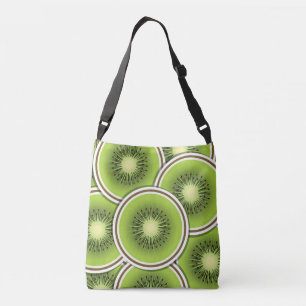 Funky kiwi fruit slices crossbody bag