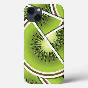 Funky kiwi fruit wedges iPhone 13 case