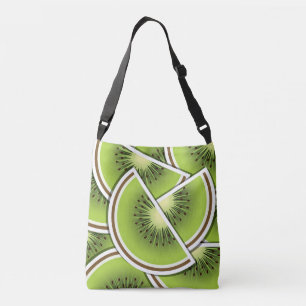 Funky kiwi fruit wedges crossbody bag