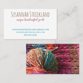 Funky Knit Yarn Business Card