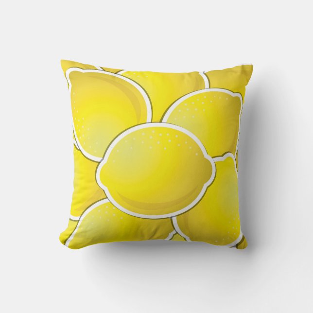 Funky lemon cushion (Front)