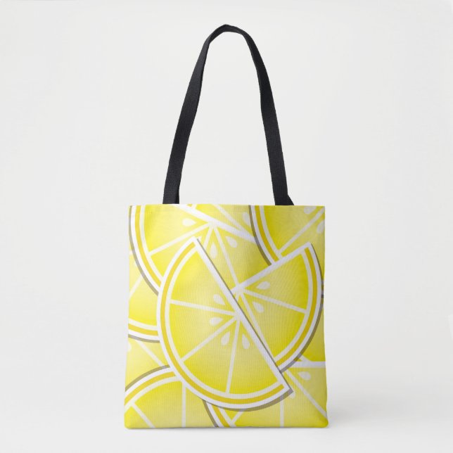 Funky lemon wedges! tote bag (Front)
