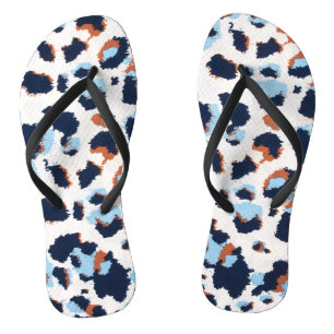 Funky Leopard Patterns Animal Zoo Art Animal Art F Jandals
