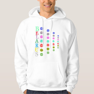 Funky Letters Belarus Беларусь Вышиванка Hoodie