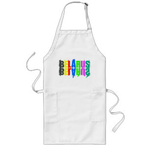 Funky Letters Belarus Беларусь Colourful Apron