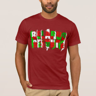 Funky Letters Belarus Беларусь Flag T-Shirt Tee