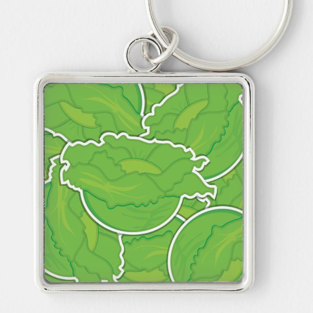 Funky lettuce key ring (Front)