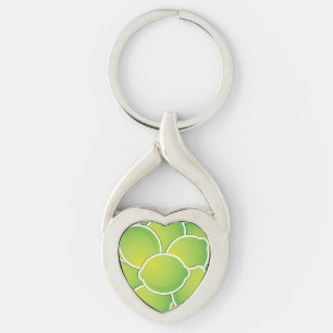 Funky lime key ring