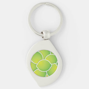 Funky lime key ring