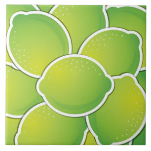 Funky lime tile