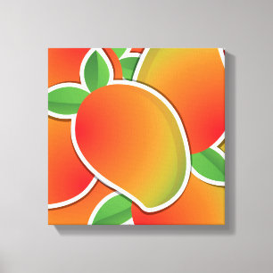 Funky mango canvas print