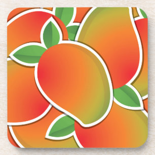 Funky mango coaster