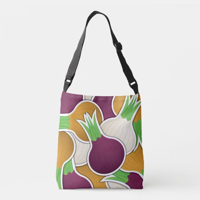 Funky mixed onions crossbody bag (Back)