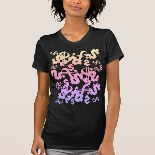 Funky Money Dollar Dollars Pattern Product T-Shirt