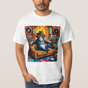 Funky monkey designed T-shirt for men