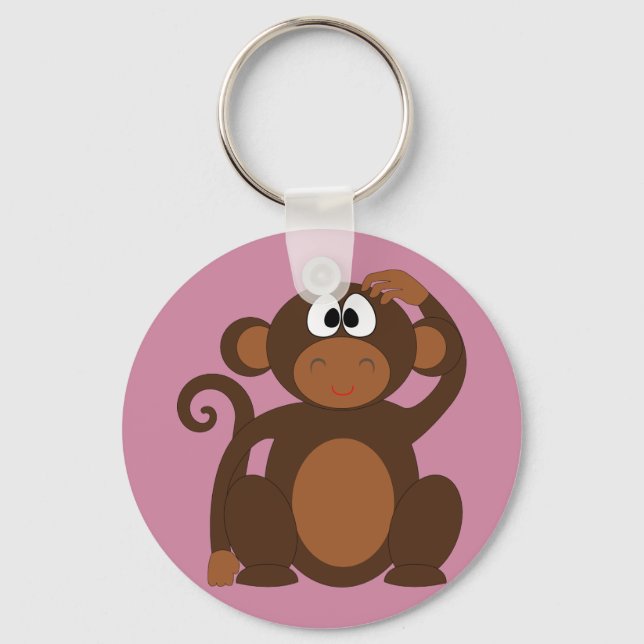 Funky Monkey Key Ring (Front)