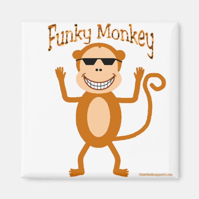 Funky Monkey magnet (Front)