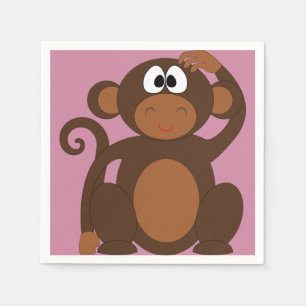 Funky Monkey Napkin