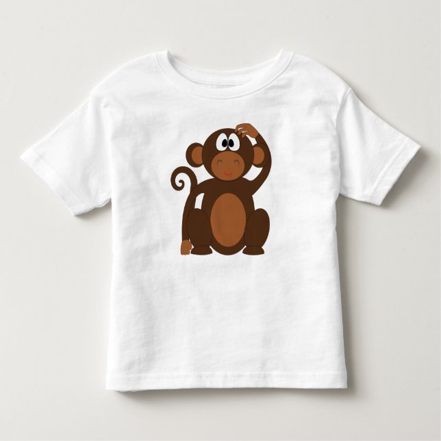 Funky Monkey Toddler T-Shirt (Front)