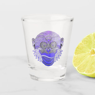 Funky Monkey Tribal Shot Glass