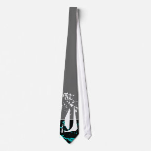 Funky Monogram-Grunge Cool Ties