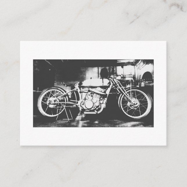 Funky Motorbikes Motorcycles Biker Sketch Enclosure Card (Front)