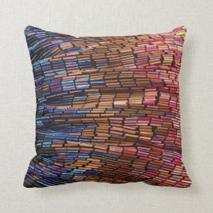 Funky Multi Coloured Seed Bead Look Mojo Pillow