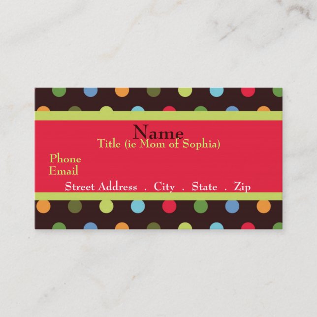 Funky Mum Mummy Card (Front)