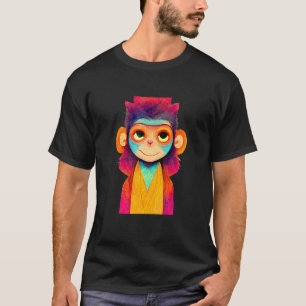 Funky Munky Happy Stylish Monkey T-Shirt