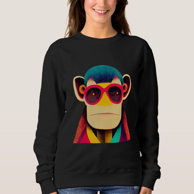 Funky Munky Slick Monkey Sweatshirt (Front)