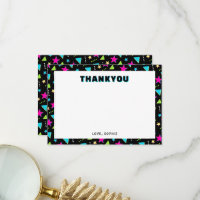 Funky Neon Memphis Pattern Retro Birthday Party