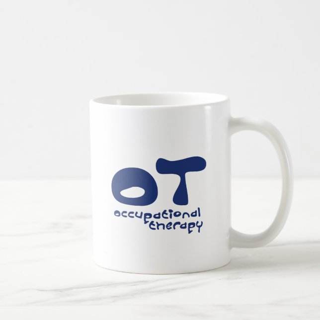 Funky Occupational Therapy Coffee Mug (Right)