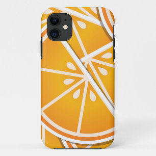 Funky orange wedges Case-Mate iPhone case