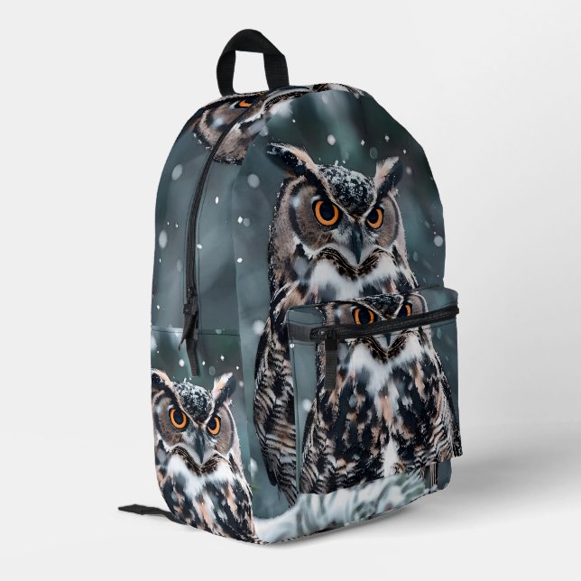 Funky Owl Backpack (Back Corner Left)