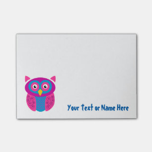 Funky Owl Sticky Notes