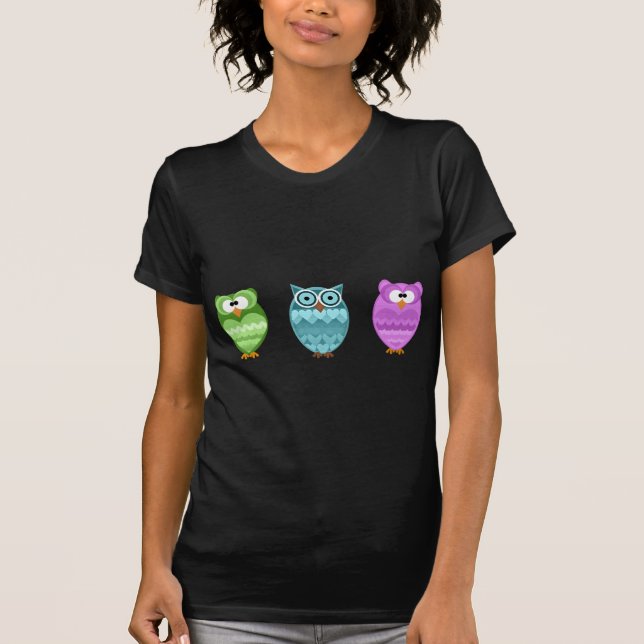 funky owls T-Shirt (Front)